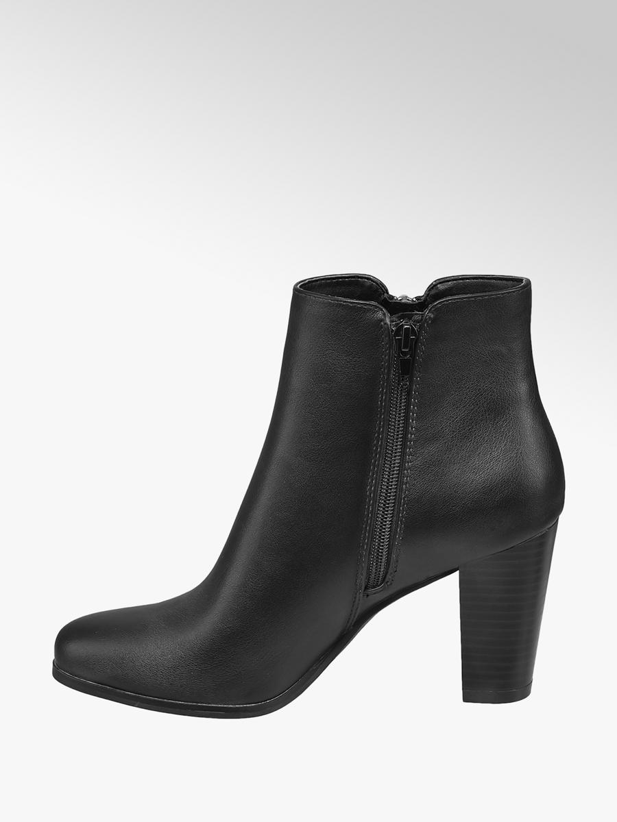 Deichmann ladies black ankle boots best sale